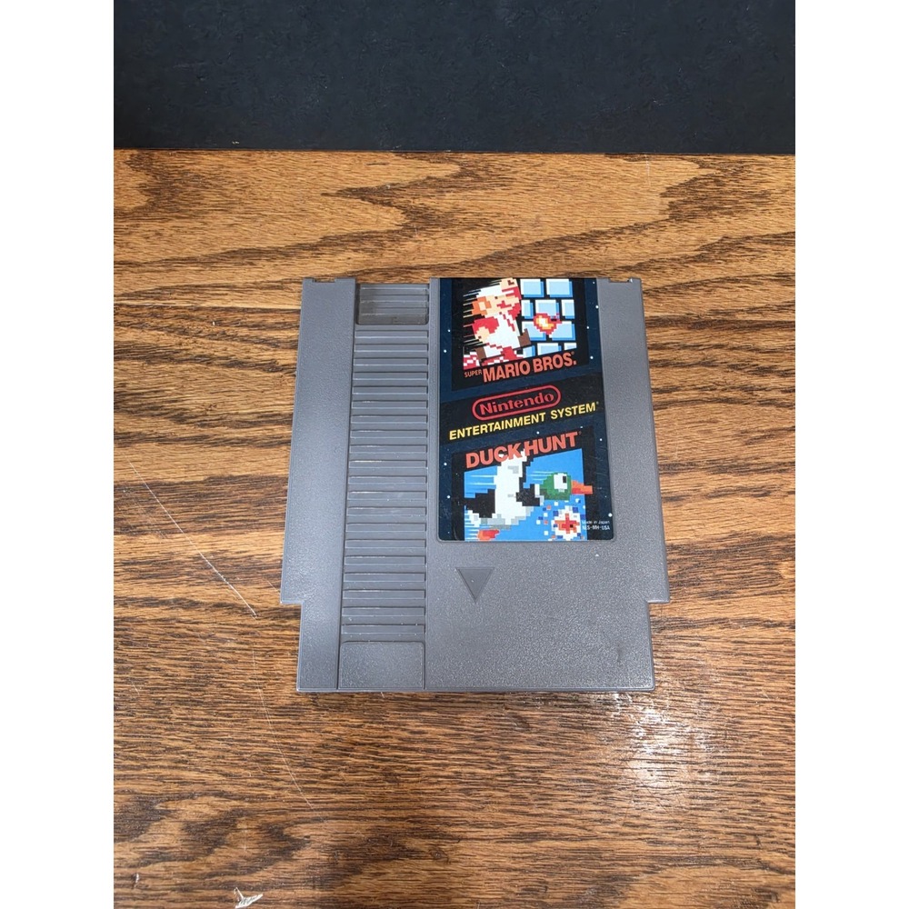 Super Mario Bros Duck Hunt Nintendo NES NES-MH-USA Original Game Cartridge